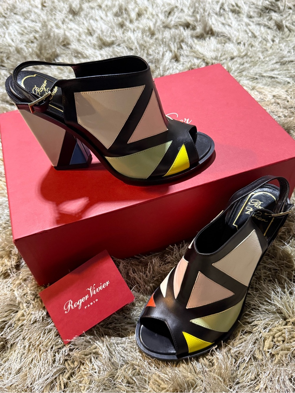 Roger Vivier Skyscraper Bauhaus Sandal